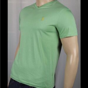 Polo Ralph Lauren Men's Classic-Fit V-Neck T-Shirt Green Pistachio
